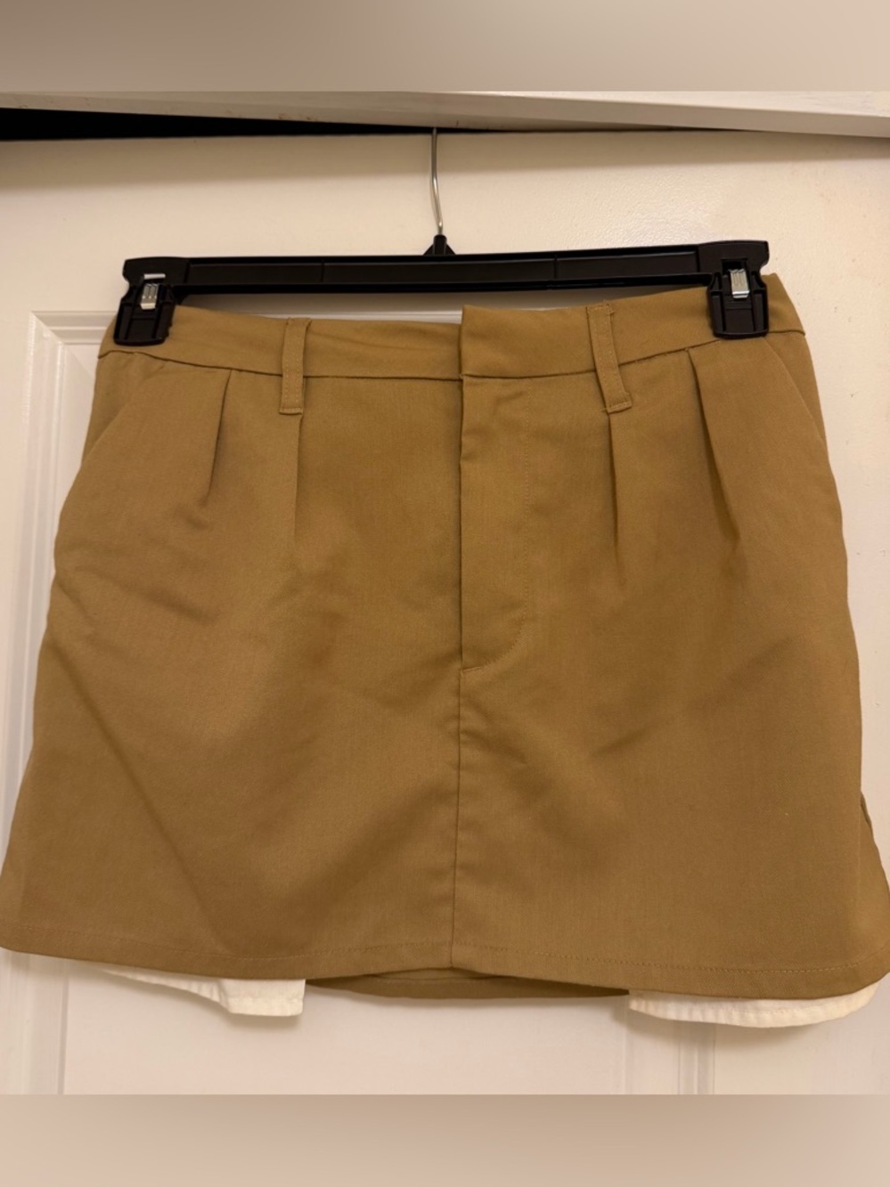 H&M Khaki Mini Skirt with pockets